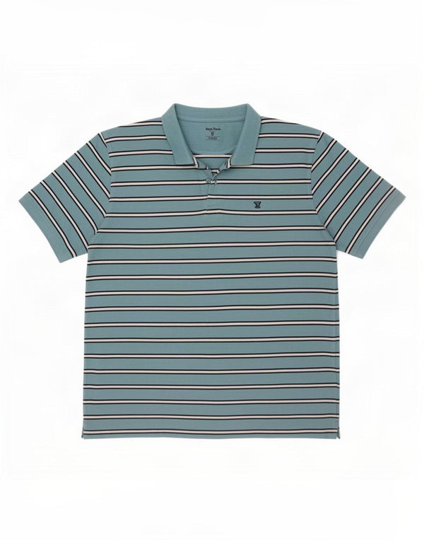 James Pringle Polo Homme XL Bleu Rayé Coton