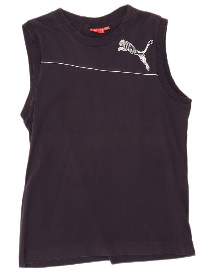 Puma Débardeur Graphic Homme Bleu Marine Taille L