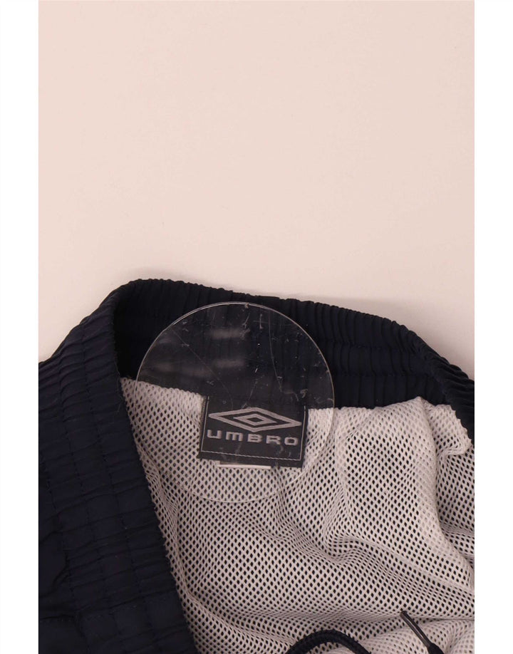 Umbro Short de Sport Homme Bleu Marine Moyen Polyester