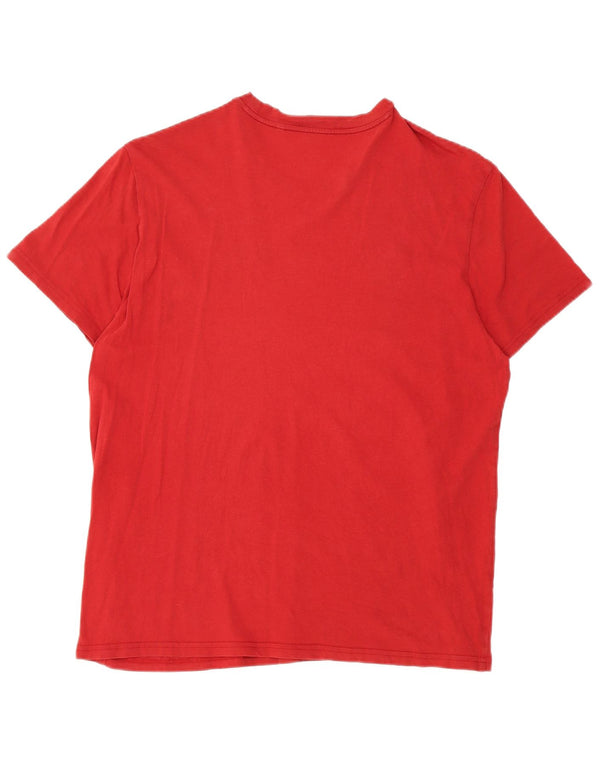 Guess T-Shirt Graphique Femme UK 18 XL Rouge