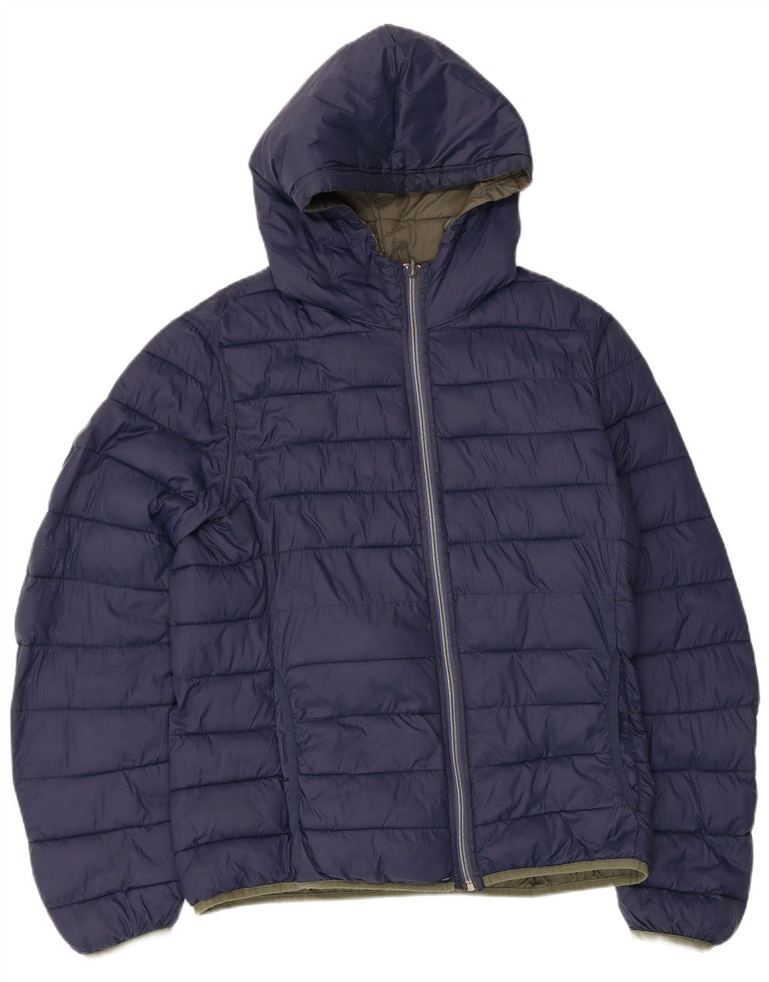 U.S. Polo Assn. Veste matelassée réversible à capuche pour homme UK 38 Kaki moyen