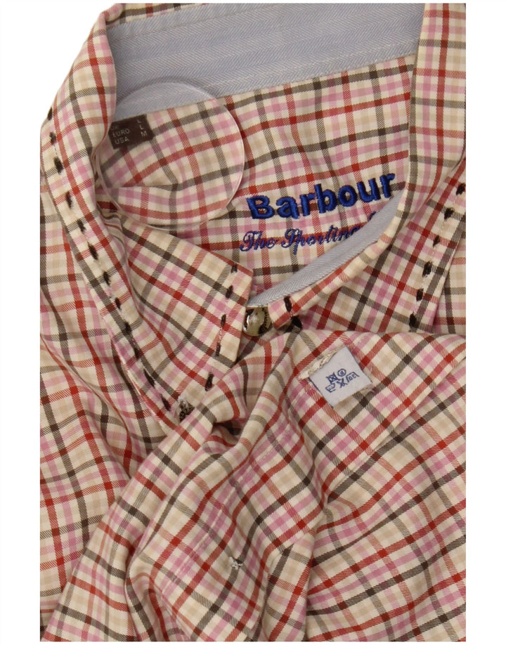 Barbour Chemise Homme Grand Coton Vichy Multicolore