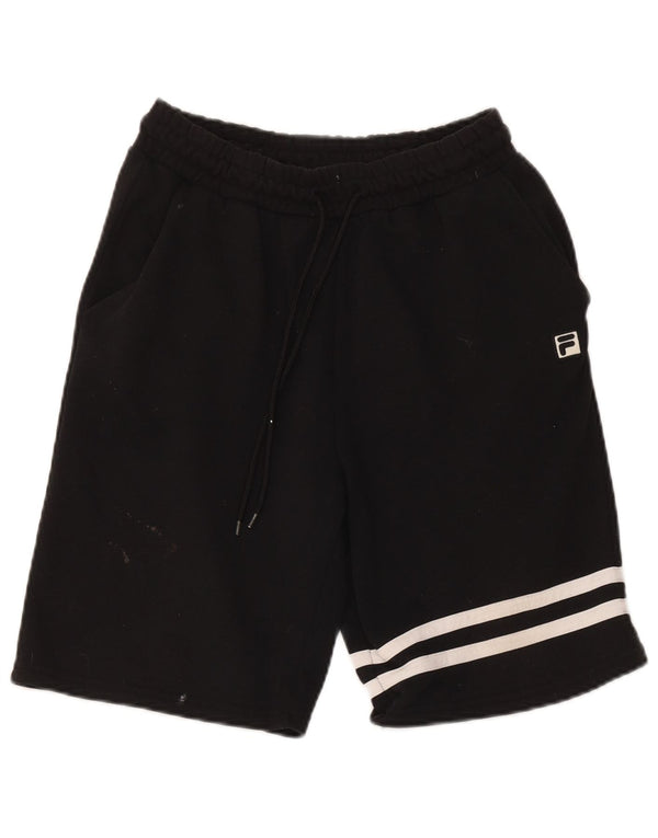 Fila Short de Sport IT 50 Homme Noir Moyen Polyester