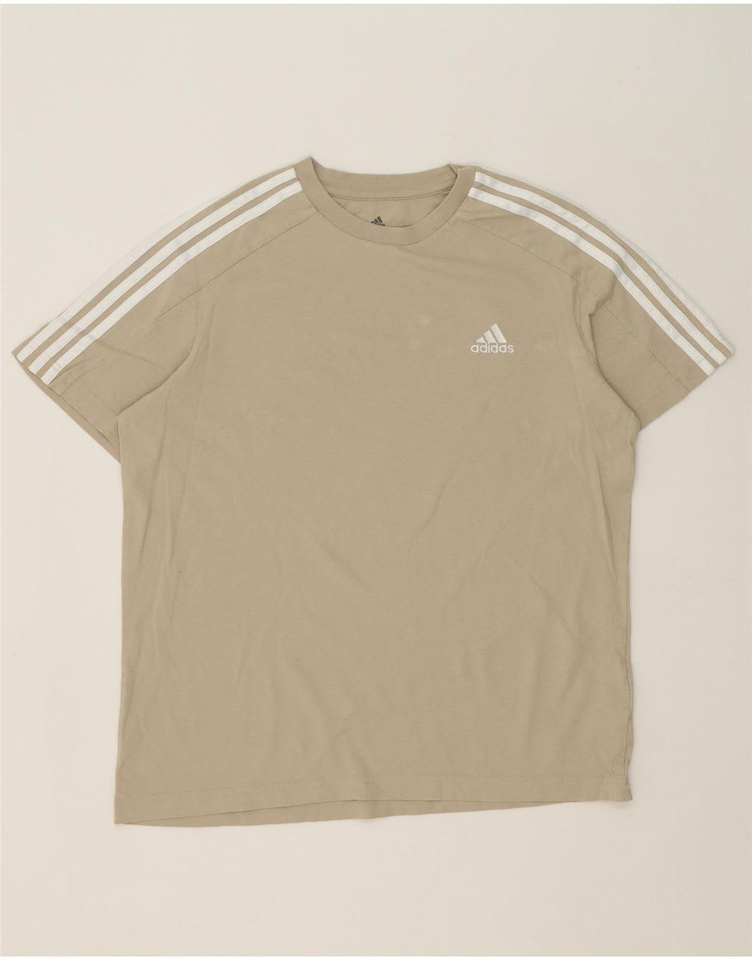ADIDAS Mens T-Shirt Top XL Grey Cotton Vintage Adidas and Second-Hand Adidas from Messina Hembry 