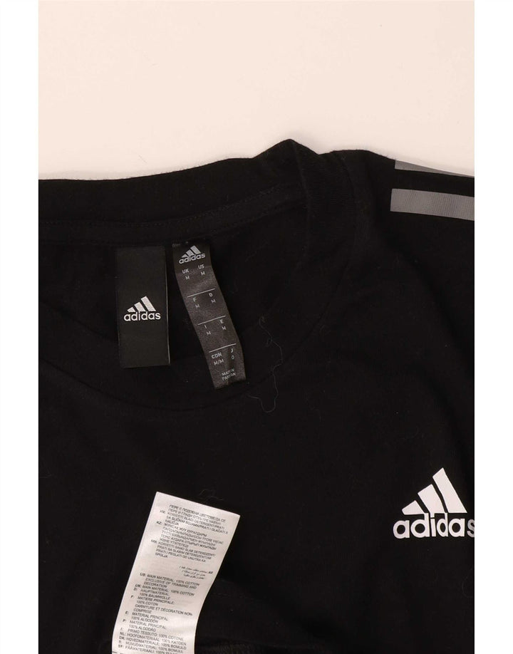 Adidas T-Shirt Homme Haut Noir Moyen Coton