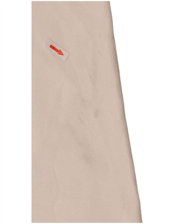 Zara Robe droite pour femme UK 44 Polyester floral blanc moyen