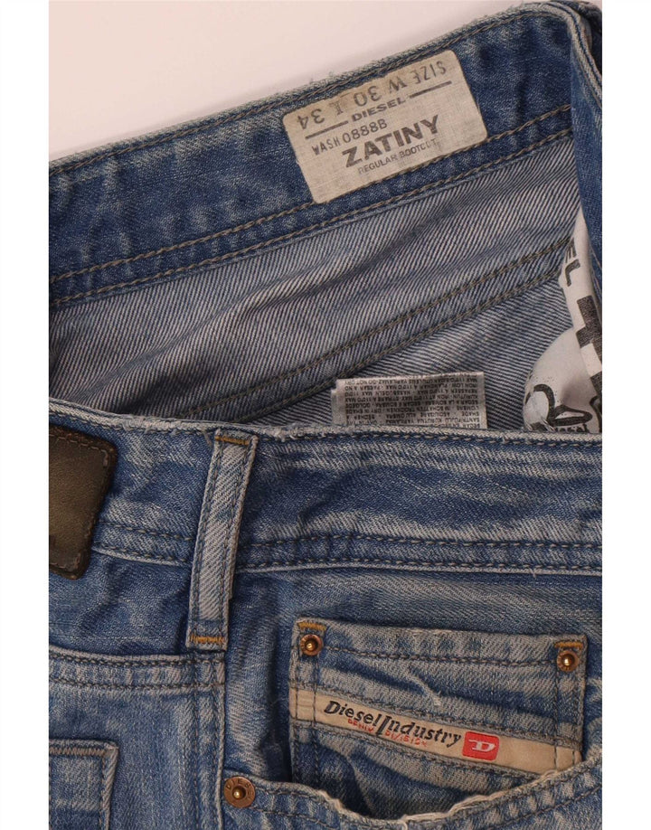 Diesel Jean Bootcut Zatiny Regular Homme W30 L30 Bleu Coton
