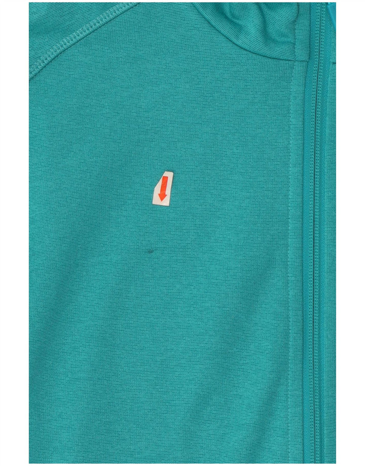 Jack Wolfskin Veste de survêtement pour femme UK 14/16 Large Turquoise