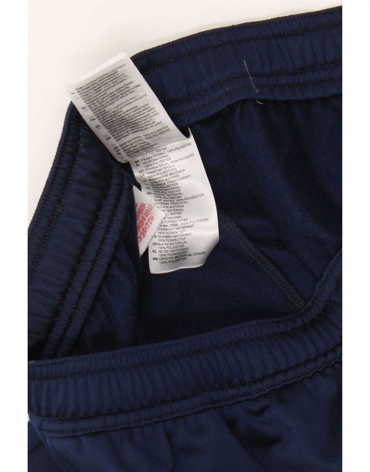 Pantalon de survêtement Adidas Garçon Climalite 13-14 ans Bleu Marine Polyester