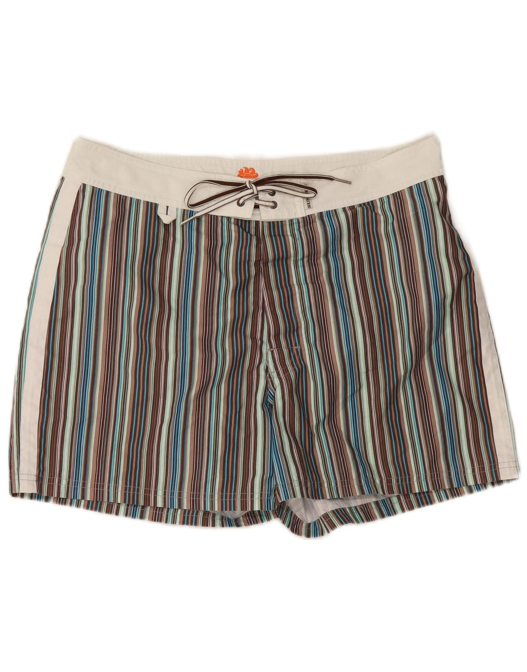 SUNDEK Short de Bain Homme Moyen Rayé Multicolore Polyester