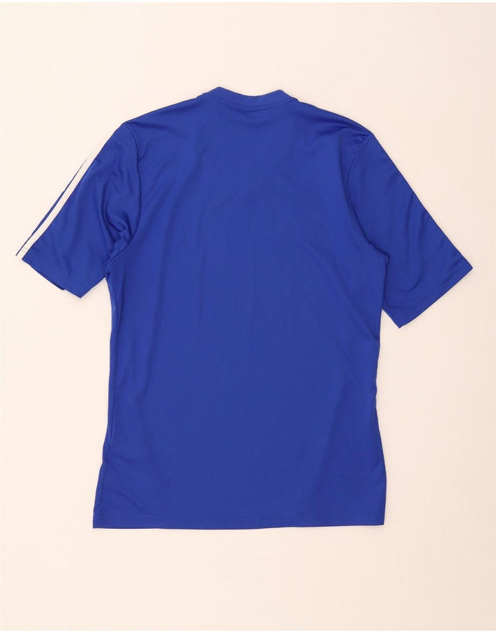 Adidas Homme Climalite T-Shirt Haut Bleu Moyen Polyester