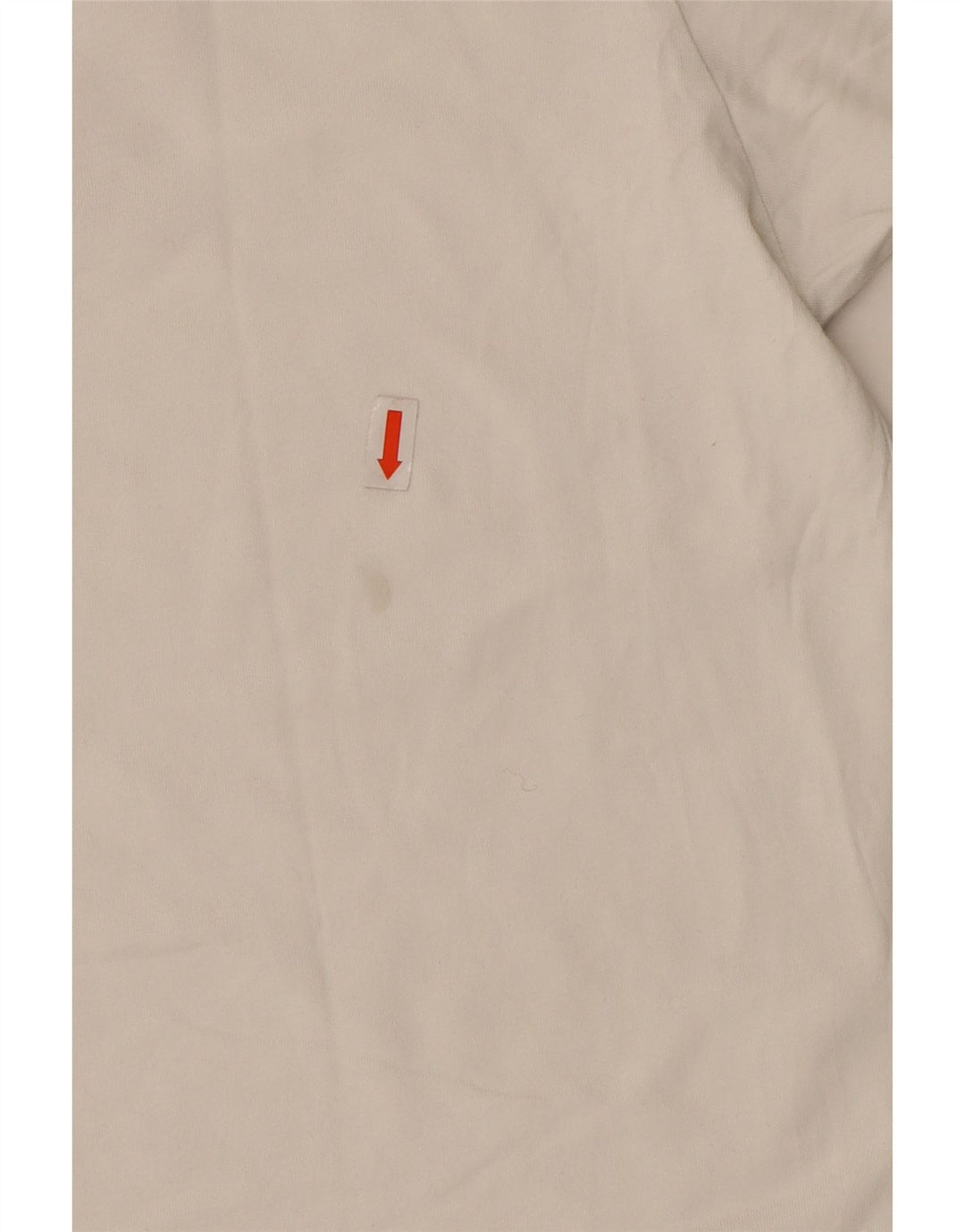 LEVI'S Womens Oversized Graphic T-Shirt Top UK 10 Small Off White