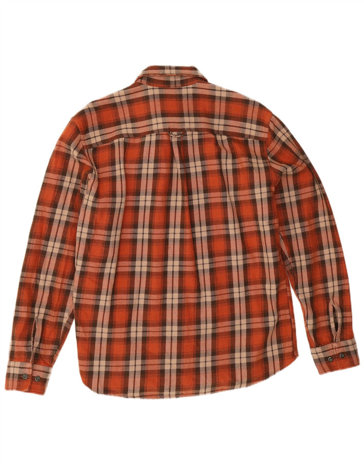 Jack & Jones Chemise Flanelle Homme XL Orange Carreaux Coton