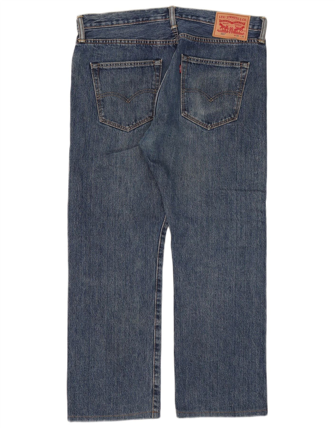Levi's Jean Droit 501 Homme Bleu W34 L26 Coton