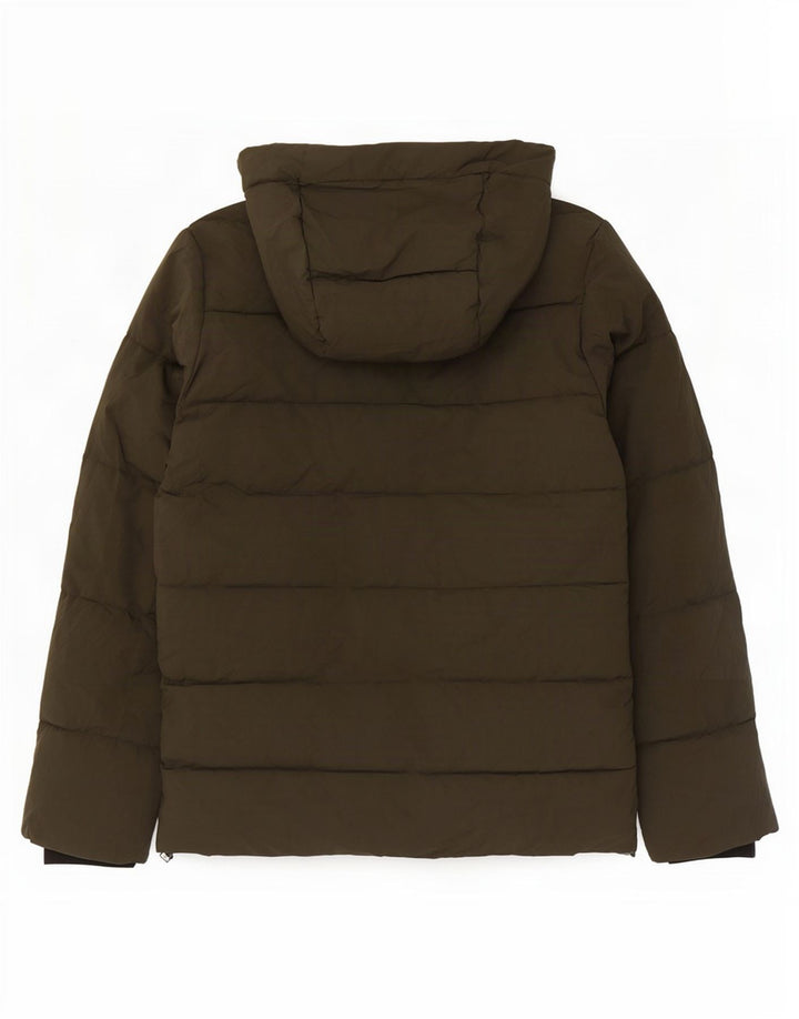 Jack & Jones Veste matelassée à capuche graphique pour homme UK 38 Vert moyen