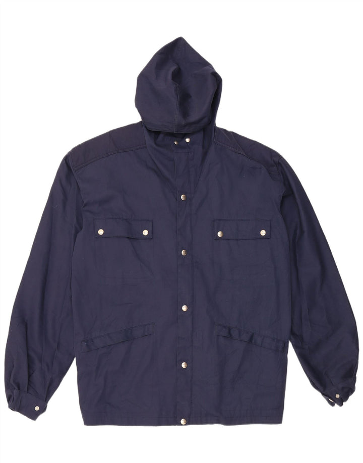 veste utilitaire à capuche vintage pour hommes IT 54 2XL Bleu Marine