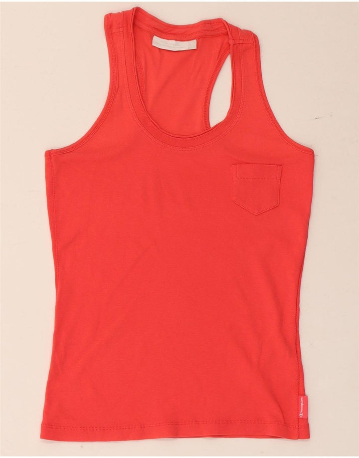 Champion Débardeur Femme UK 8 Small Rouge