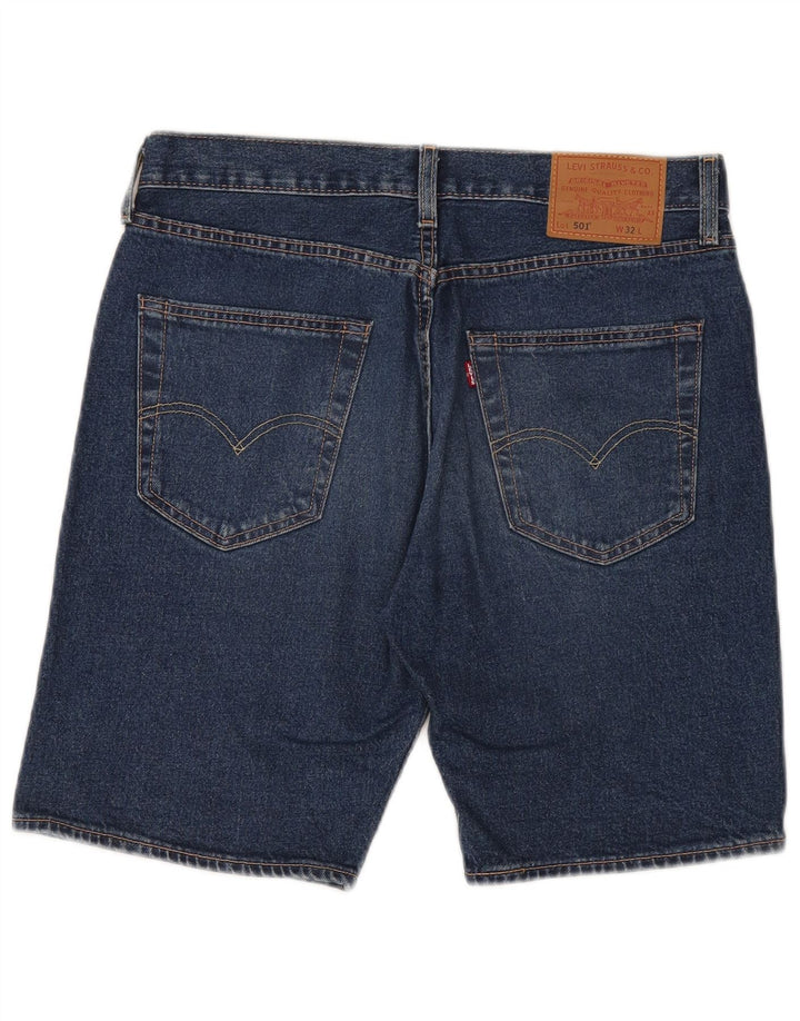 Levi's Short en Jean 501 W32 Homme Bleu Moyen Coton