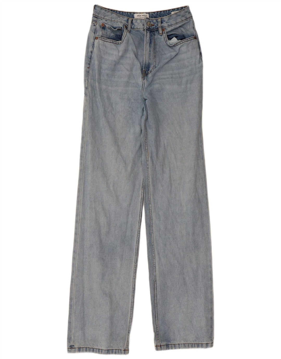 JACK WILLS Womens Straight Jeans W28 L32 Blue Cotton