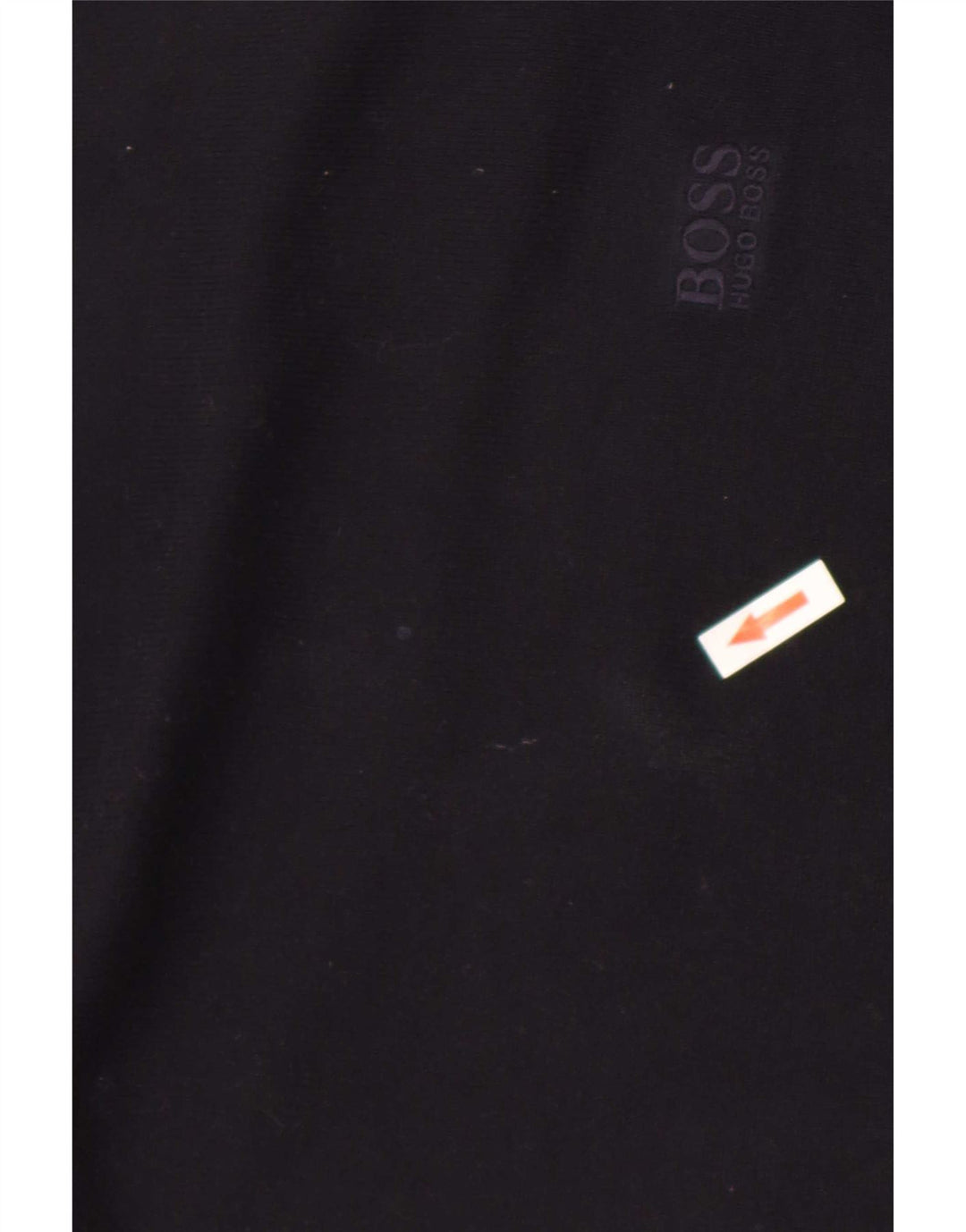 Hugo Boss Pull Regular Fit à col rond en coton noir moyen