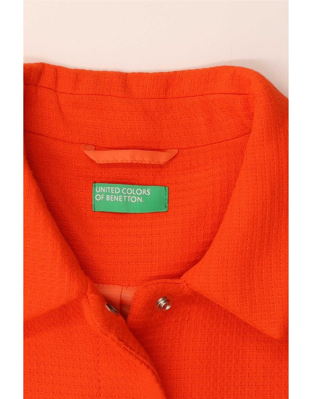 Benetton Pardessus à manches 3/4 pour femme UK 8 Small Rouge