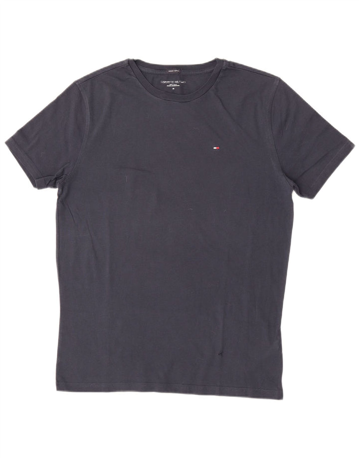 Tommy Hilfiger T-Shirt Homme Bleu Marine Moyen Coton