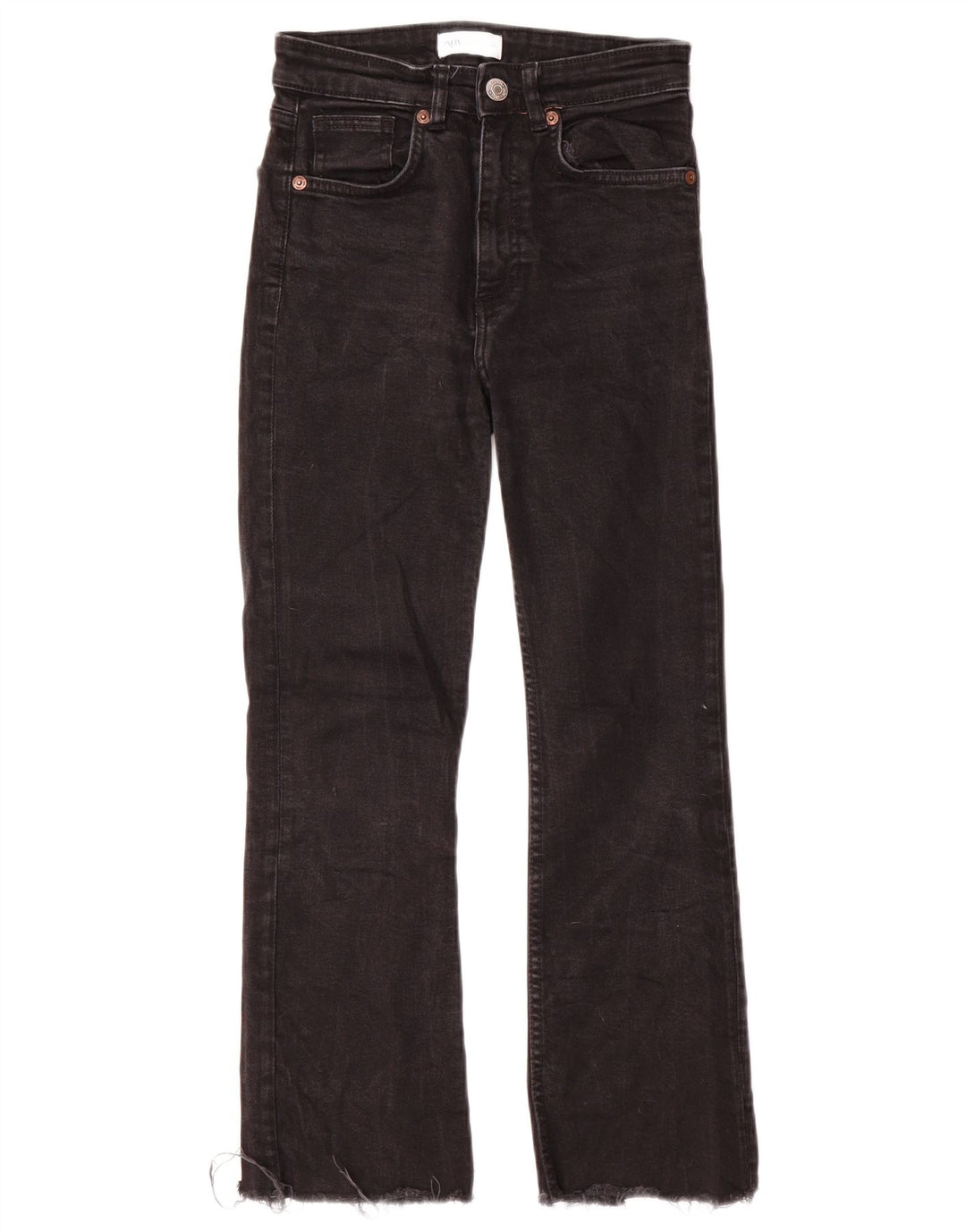 Zara Jean Bootcut Femme EU 36 XS W26 L25 Noir