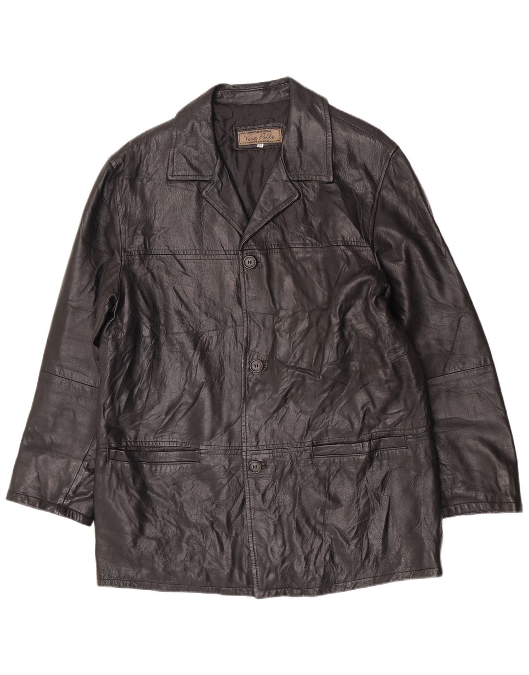 veste en cuir homme vintage UK 38 Medium Black Classic