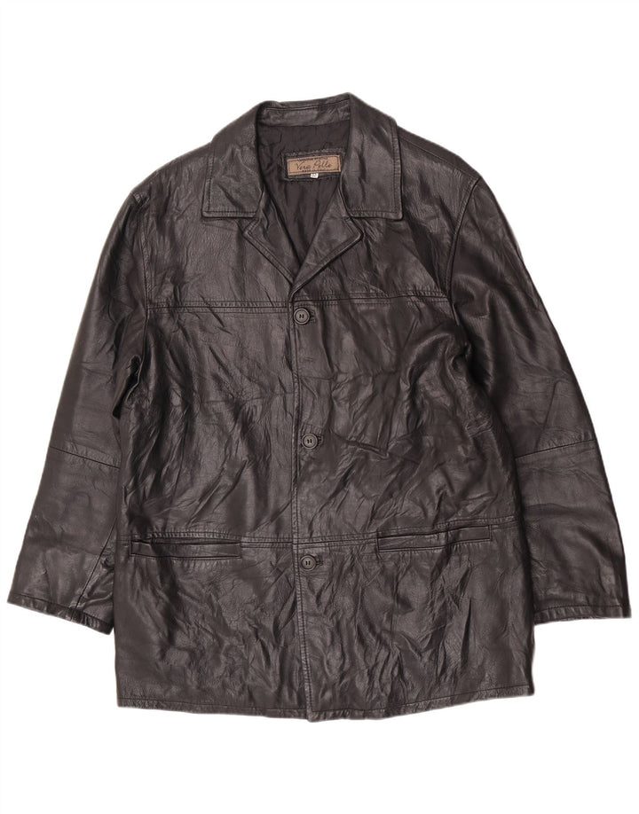 veste en cuir homme vintage UK 38 Medium Black Classic