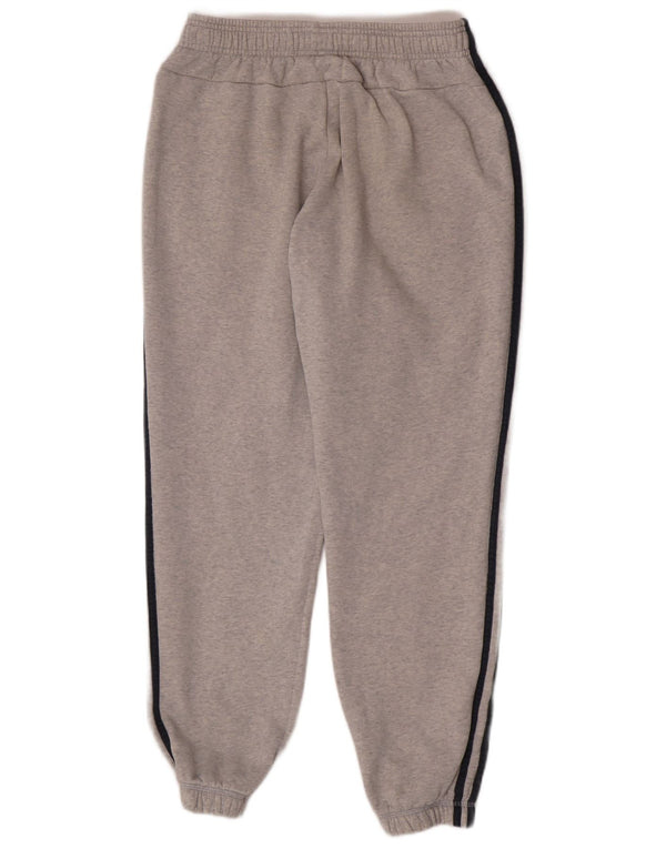 Adidas Pantalon de survêtement pour femme Joggers UK 12 Gris moyen en coton moucheté
