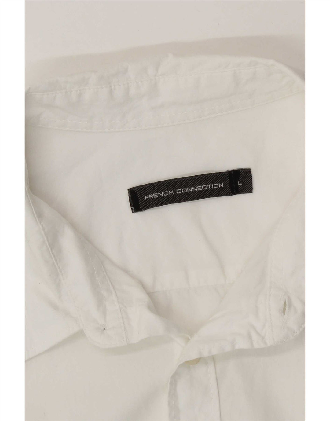 French Connection Chemise Homme Large Blanc Coton