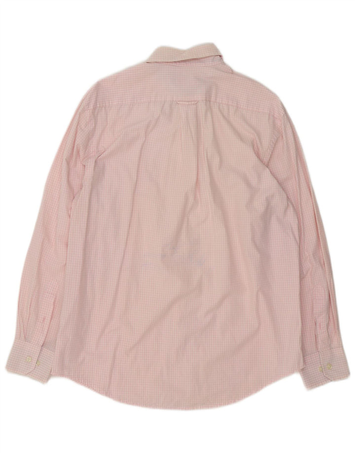 Chemise Homme Izod Coton Vichy Rose Moyen