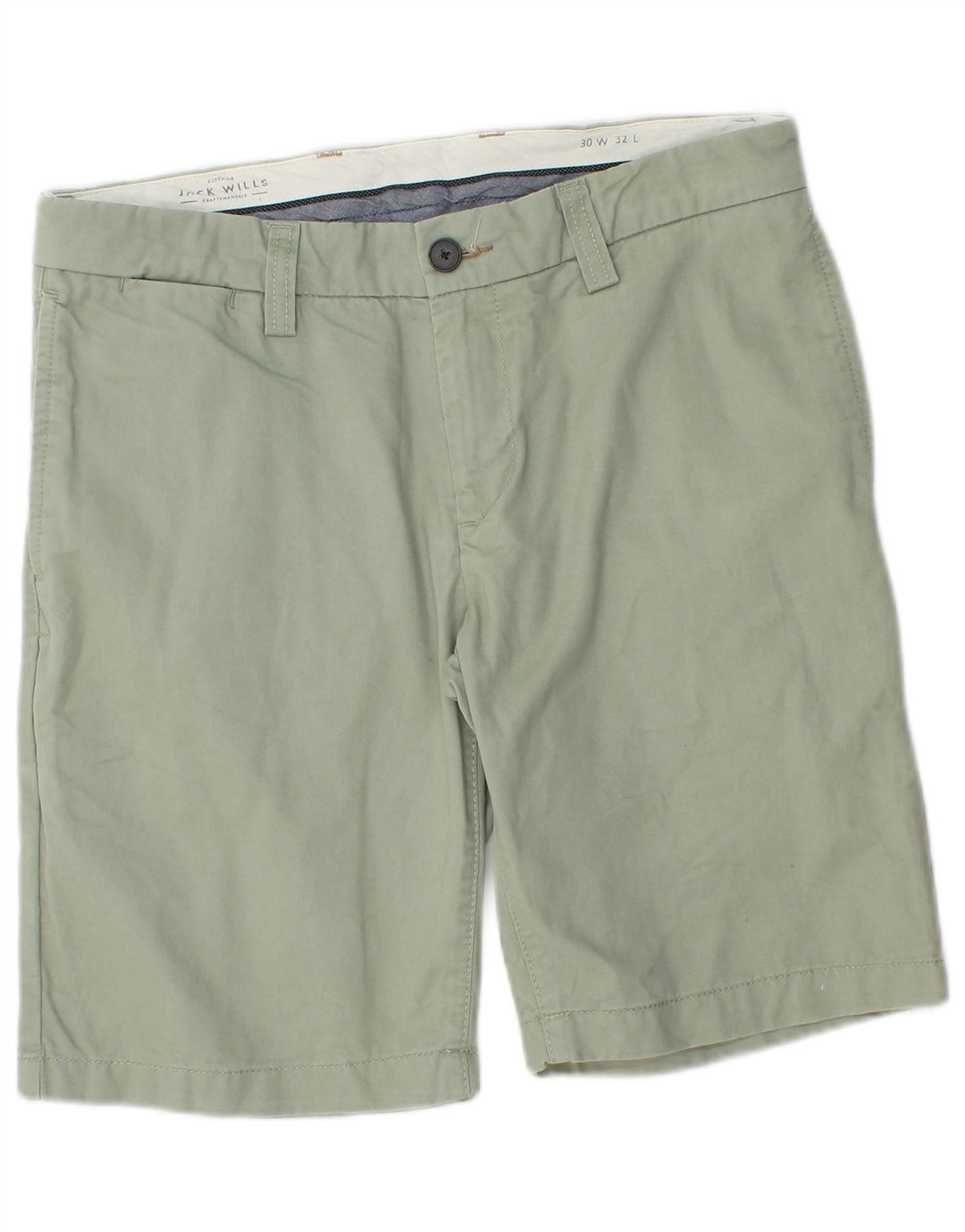 Jack Wills Short Chino Homme W30 Coton Vert Moyen