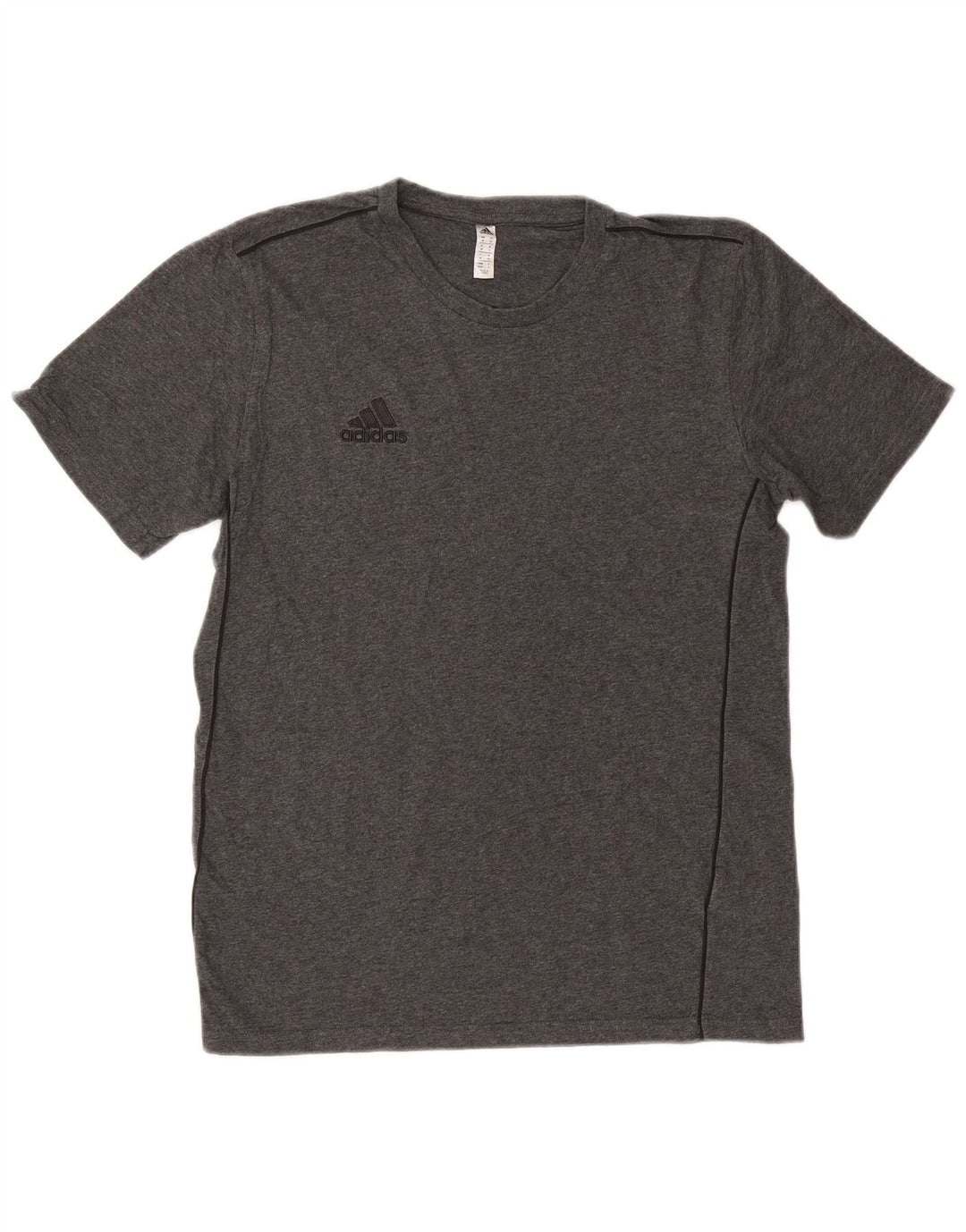 Adidas T-Shirt Homme Gris Moyen Coton