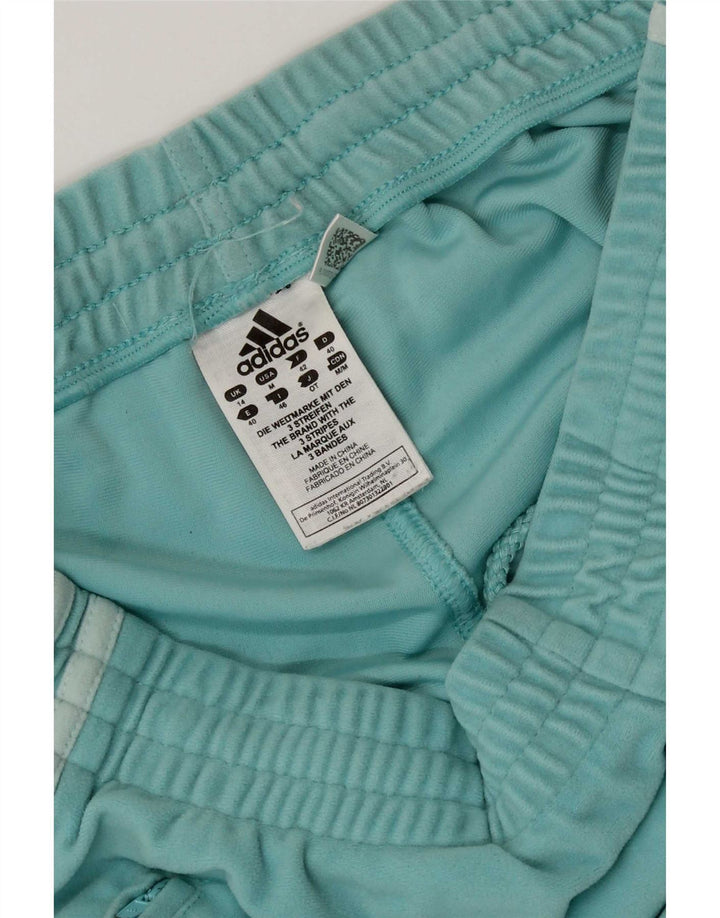 Adidas Pantalon de survêtement pour femme Joggers UK 14 Polyester Turquoise moyen