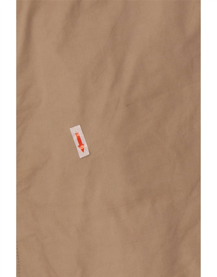 Massimo Dutti Trench-coat court à double boutonnage pour femme UK 14 Beige moyen