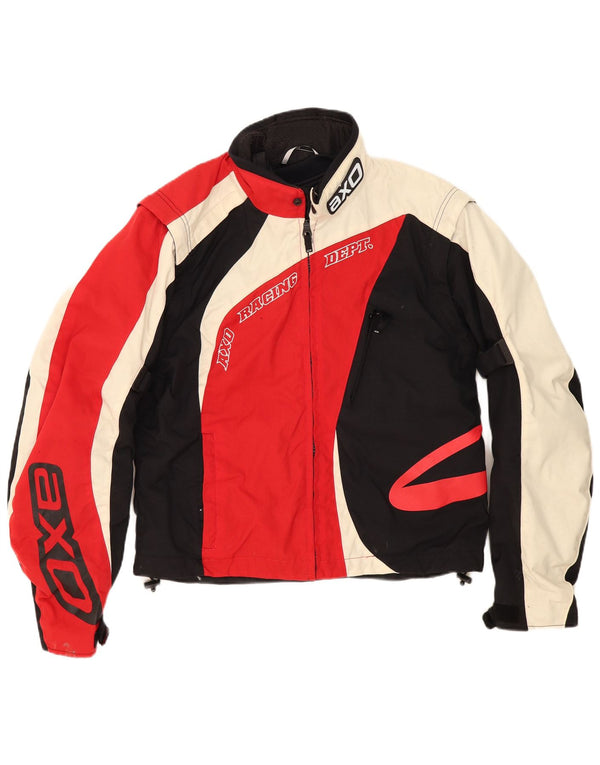 AXO Veste Graphic Racer Homme UK 42 XL Rouge Colorblock Polyamide