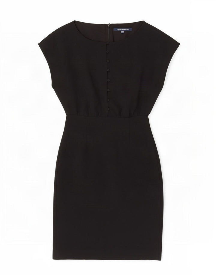 French Connection Robe fourreau pour femme UK 6 XS Noir Polyester