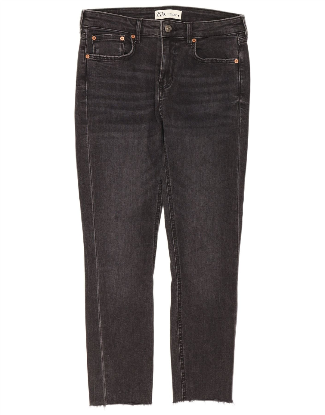 Zara Jean Slim Femme EU 38 Petit W28 L25 Gris