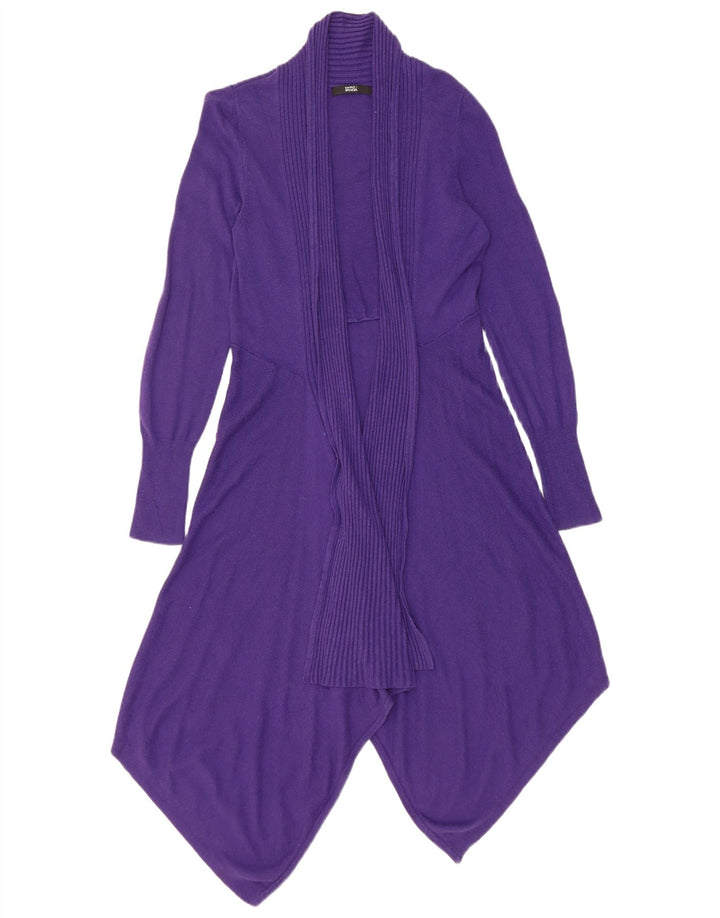 Marks & Spencer Pull cardigan ouvert long pour femme UK 8 Small Violet