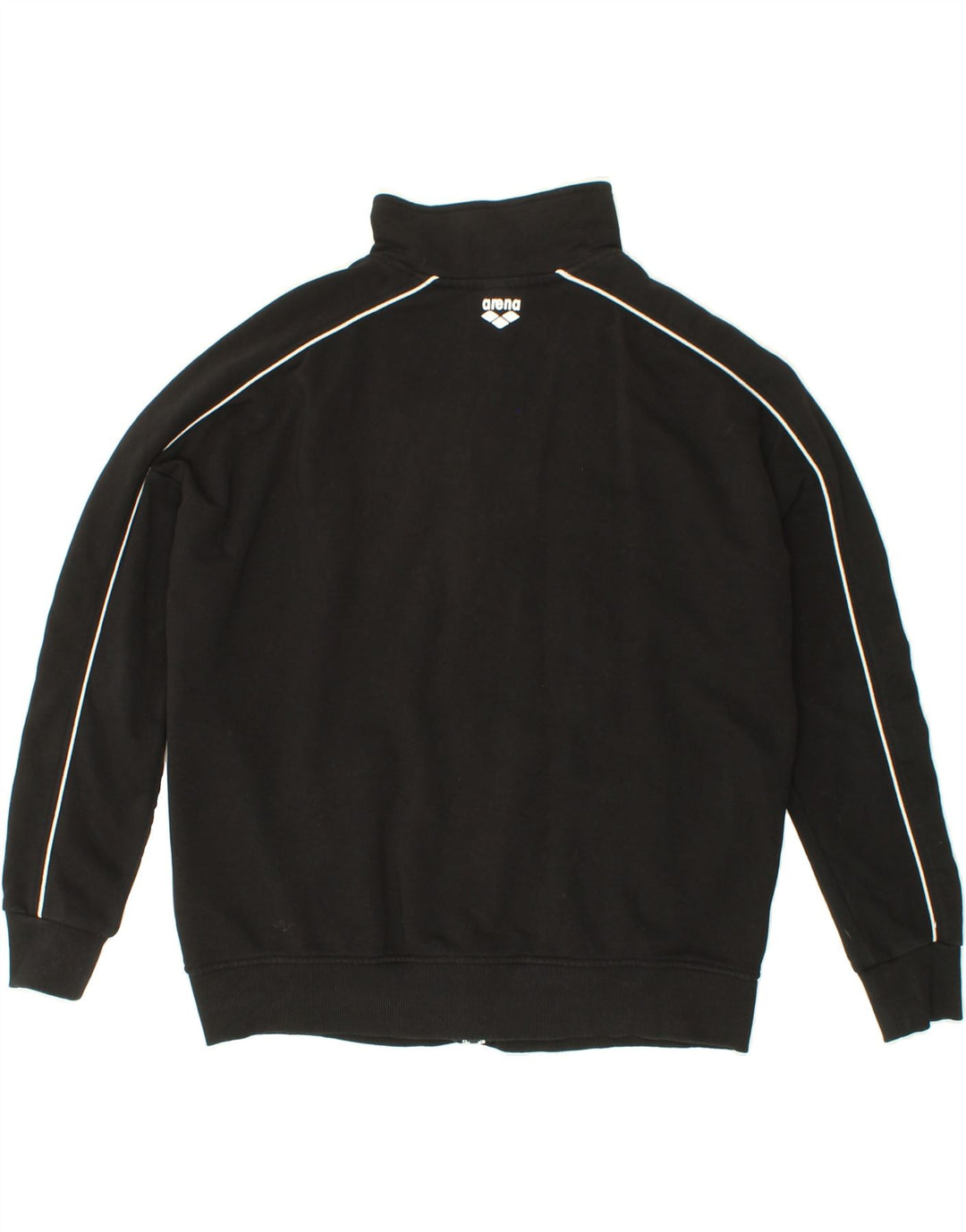 ARENA Mens Tracksuit Top Jacket Medium Black Cotton Vintage Arena and Second-Hand Arena from Messina Hembry 
