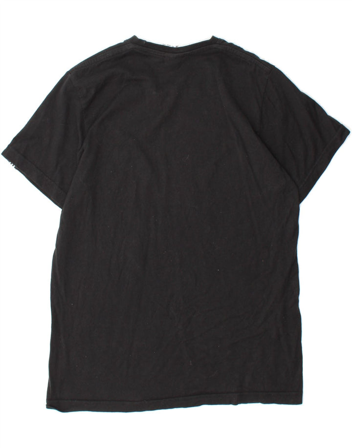 ADIDAS Mens Graphic T-Shirt Top Medium Black Cotton Vintage Adidas and Second-Hand Adidas from Messina Hembry 