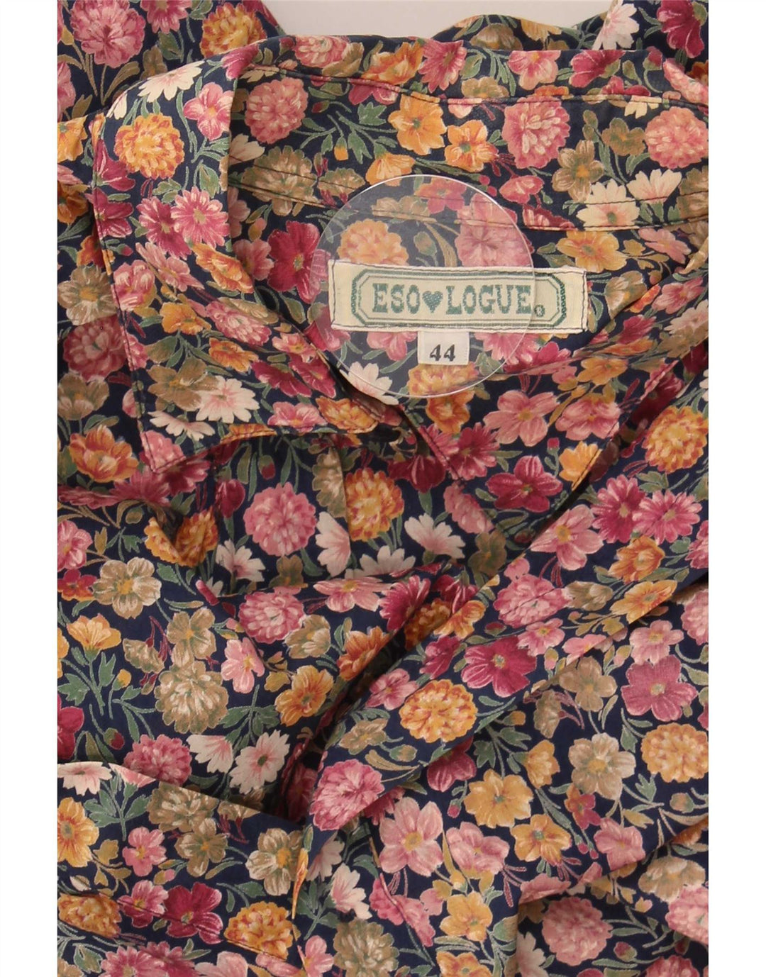 Blouse chemise femme vintage IT 44 Medium Multicolore Floral