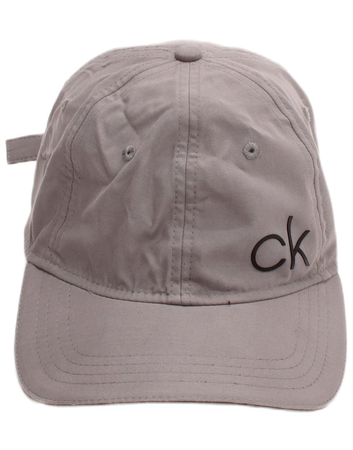 Calvin Klein Casquette de baseball graphique pour homme Taille unique Gris Polyester