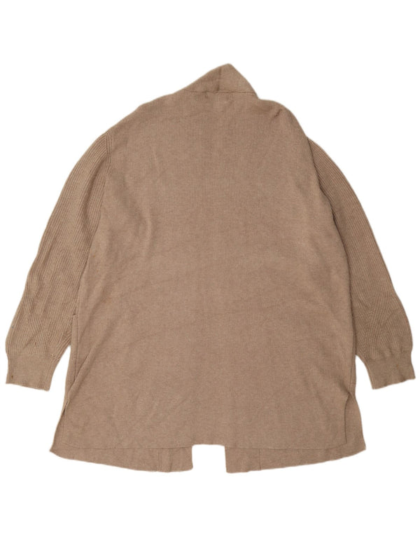 Marks & Spencer Pull cardigan ouvert long pour femme UK 18 XL Beige