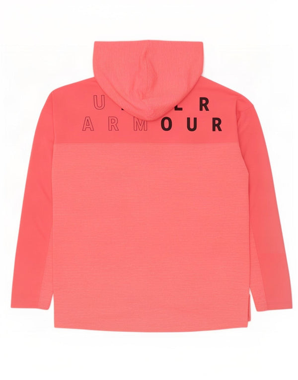 Under Armour Haut graphique à capuche à manches longues pour femme UK 10 Small Rose