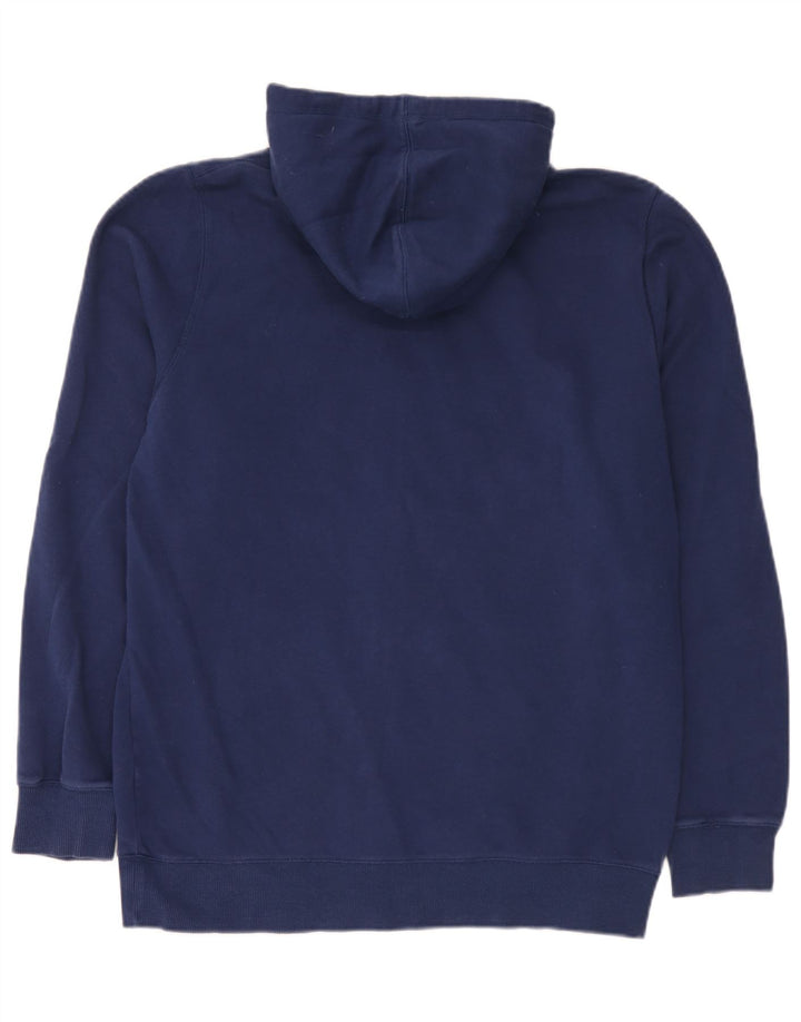 Under Armour Pull à capuche zippé pour homme en coton bleu moyen