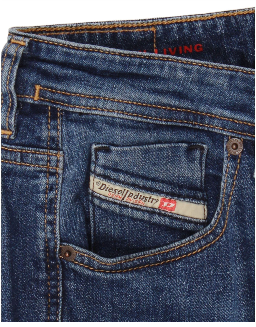 Jean Slim Femme Diesel W28 L26 Bleu Coton