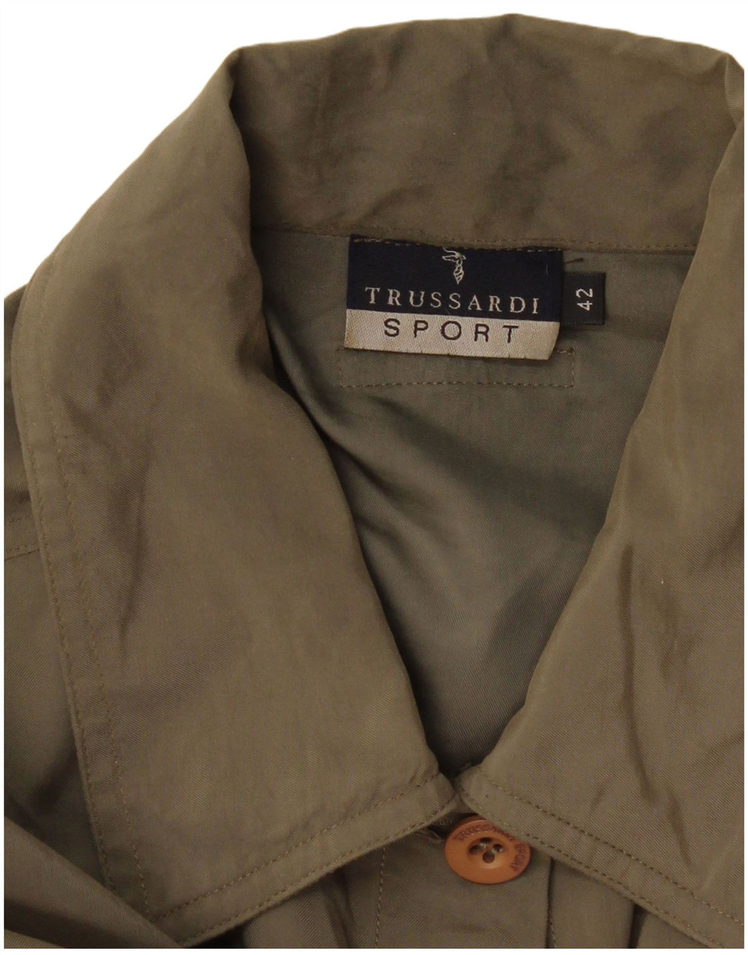 Trussardi Veste Utility Femme IT 42 Kaki Moyen