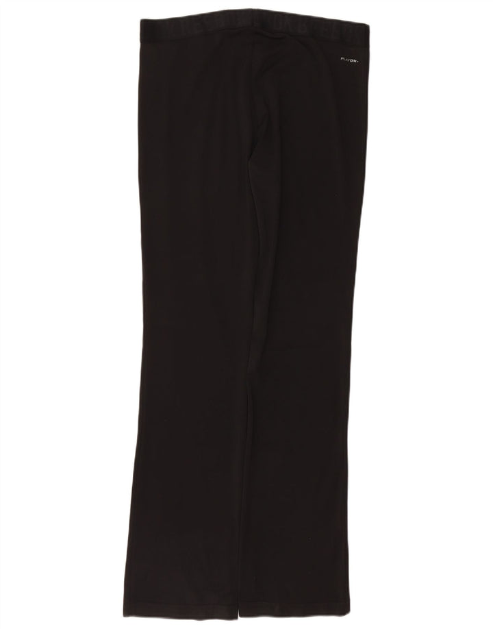 REEBOK Leggings Femme UK 12/14 Moyen Noir Polyester